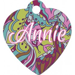 ID Tag - Pet Tag Heart Medium